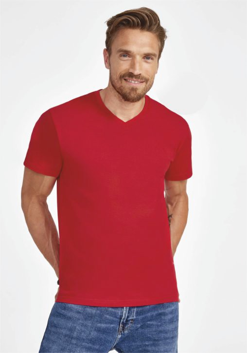 Ανδρικό T-shirt με λαιμόκοψη “V” Victory Sol's